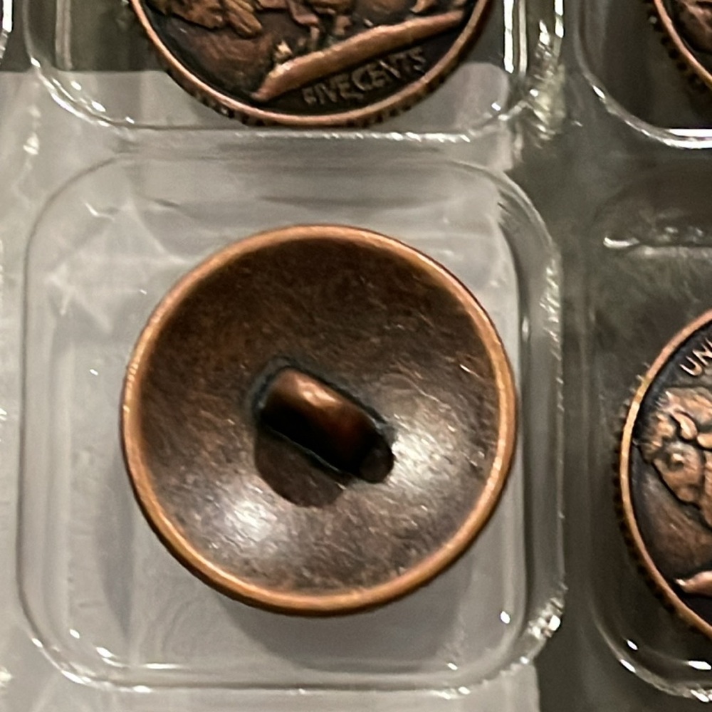 Coin Buttons…copper - Picture 4 of 4